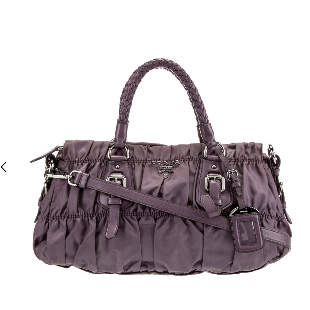 PRADA Tessuto Gaufre Handle Bag